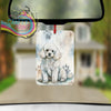 Poodle Paw Print Car Air Freshener - Vehicle Fresheners