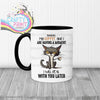 Shhh my Coffee and I are having a moment Mug - Black Handle