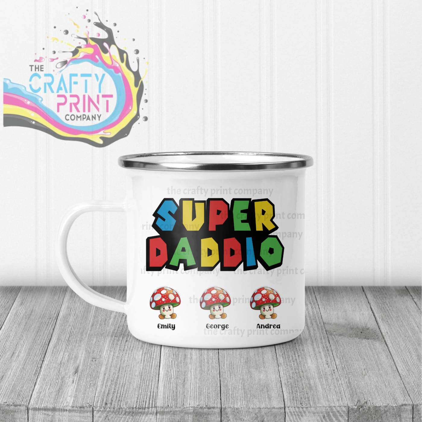 Super Daddio Personalised Mug – The Crafty Print Company