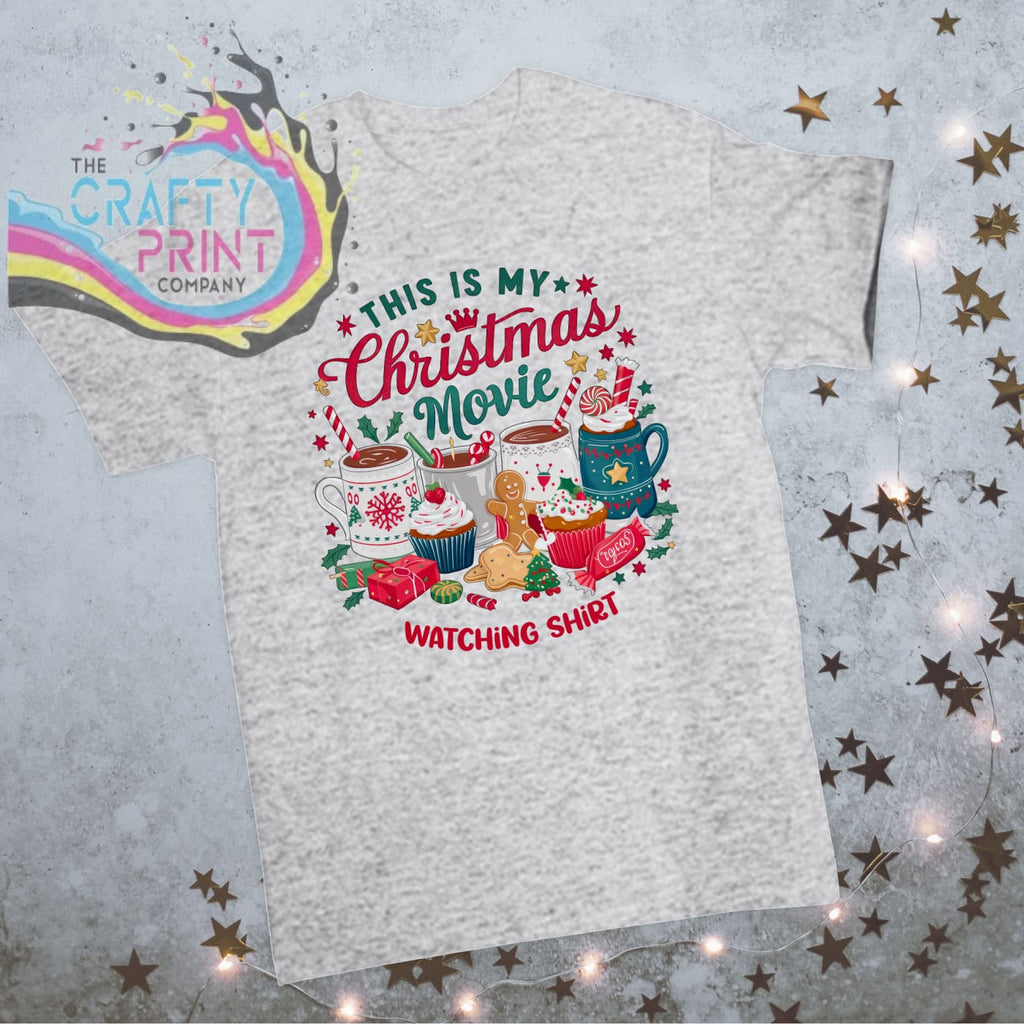 This is my Christmas Movie Watching T-shirt - Ash Grey