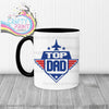 Top Dad Mug - Black Handle & Inner - Mugs