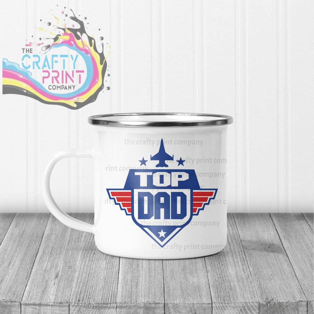 Top Dad Mug - Enamel - Mugs