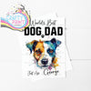 World’s Best Dog Dad Jack Russell A5 Card - Greeting &