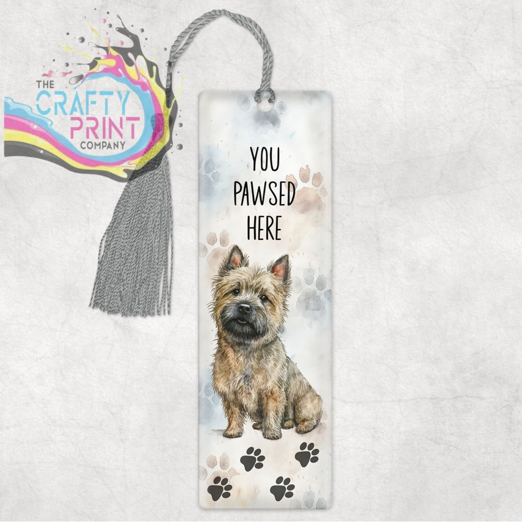 You pawsed here Cairn Terrier Bookmark - Acrylic - Bookmarks