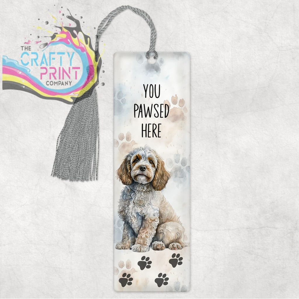 You pawsed here Cockapoo Bookmark - Acrylic - Bookmarks