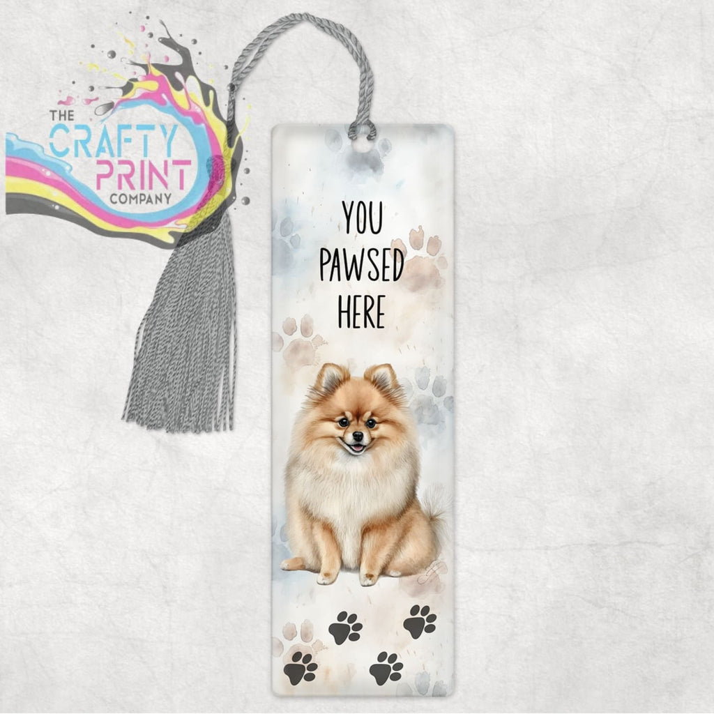 You pawsed here Pomeranian Bookmark - Acrylic - Bookmarks