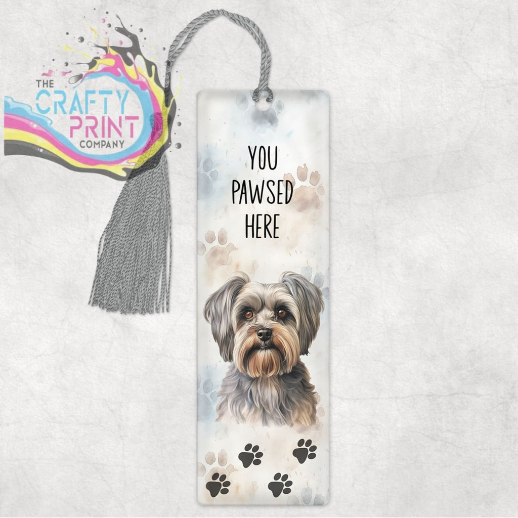 You pawsed here Yorkshire Terrier Bookmark - Acrylic