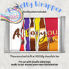 All of You Chocolate Bar Wrapper - Wrapping Paper