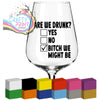 Are we drunk? Glass / Mug / Cup Decal / Sticker