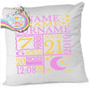 Baby Birth Moon Stars Cushion - Pink - Yellow - Chair &