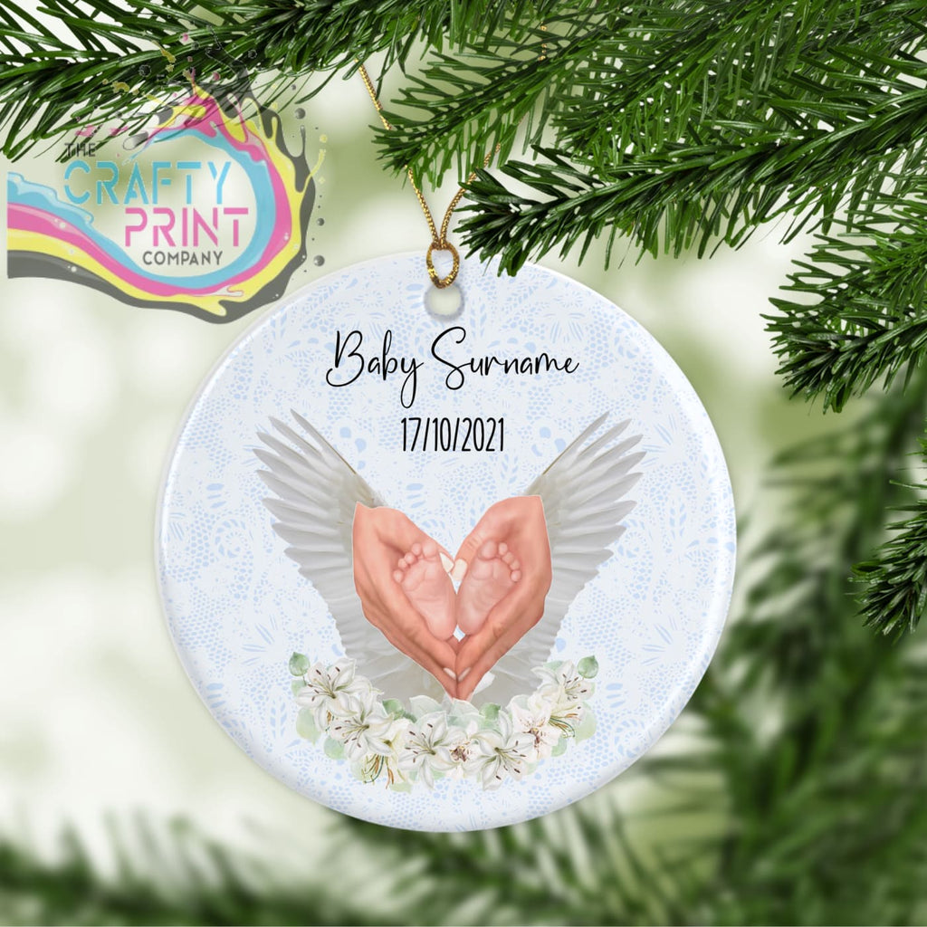 Angel baby best sale christmas bauble