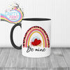 Be Mine Rainbow Mug - Black Handle & Inner - Mugs