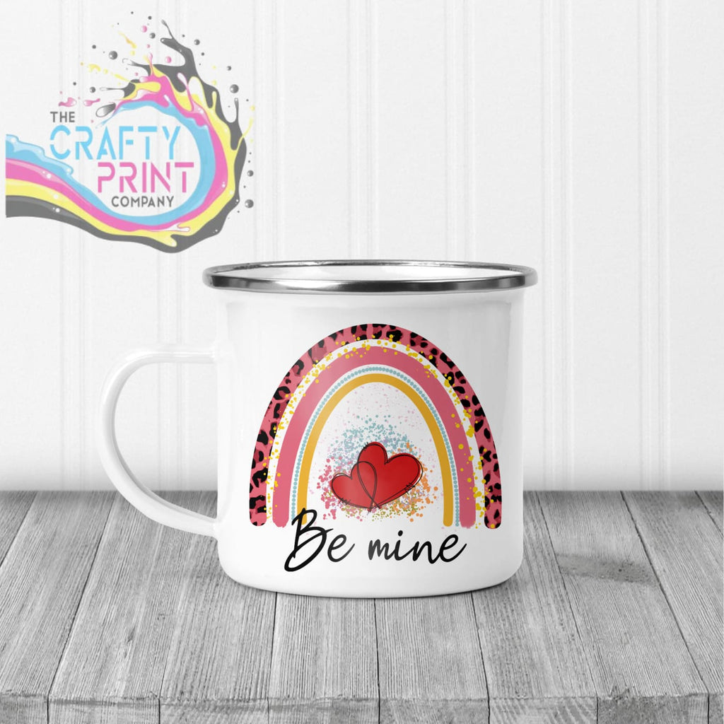 Be Mine Rainbow Mug - Enamel - Mugs