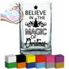 Believe in the Magic of Christmas Vase Decal Sticker