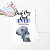 Best Dog Dad Ever Bedlington Terrier A5 Card & Envelope