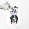 Best Dog Dad Ever Bernese Mountain A5 Card & Envelope