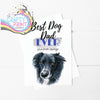 Best Dog Dad Ever Border Collie A5 Card & Envelope