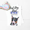 Best Dog Dad Ever Bull Terrier V2 A5 Card & Envelope