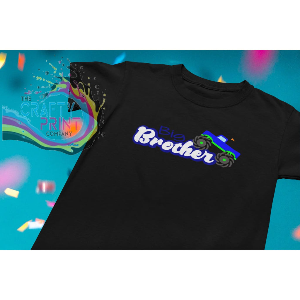 Big Brother Truck Children’s T-shirt - Black - Shirts & Tops