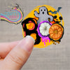 Boo Printed Sticker - Decorative Stickers