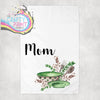 Bowl Plate Utensils Personalised Tea Towel - Kitchen Towels