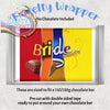 Bride Chocolate Bar Wrapper - Wrapping Paper