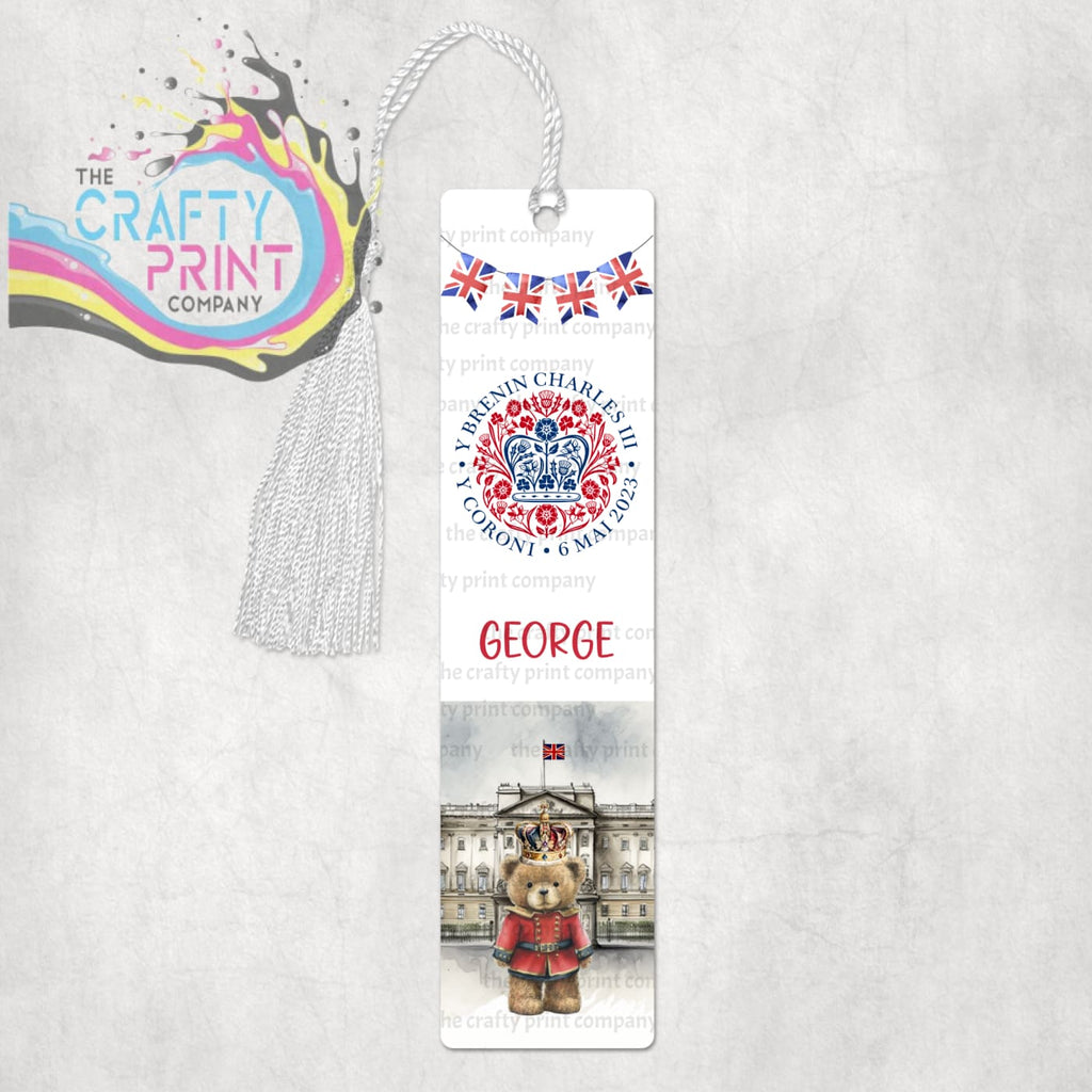 Coronation Palace Teddy Logo Personalised Souvenir Bookmark