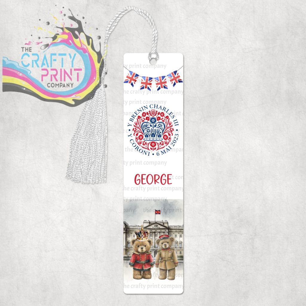 Coronation Palace Teddy Logo Personalised Souvenir Bookmark