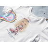 Kings Coronation Girl T-shirt V2 Personalised - Blonde Hair