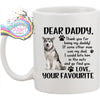 Dear Daddy Dog (personalised with breed) Mug - Mugs