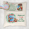 Dear Santa I’ve written you a letter Pocket Book Cushion