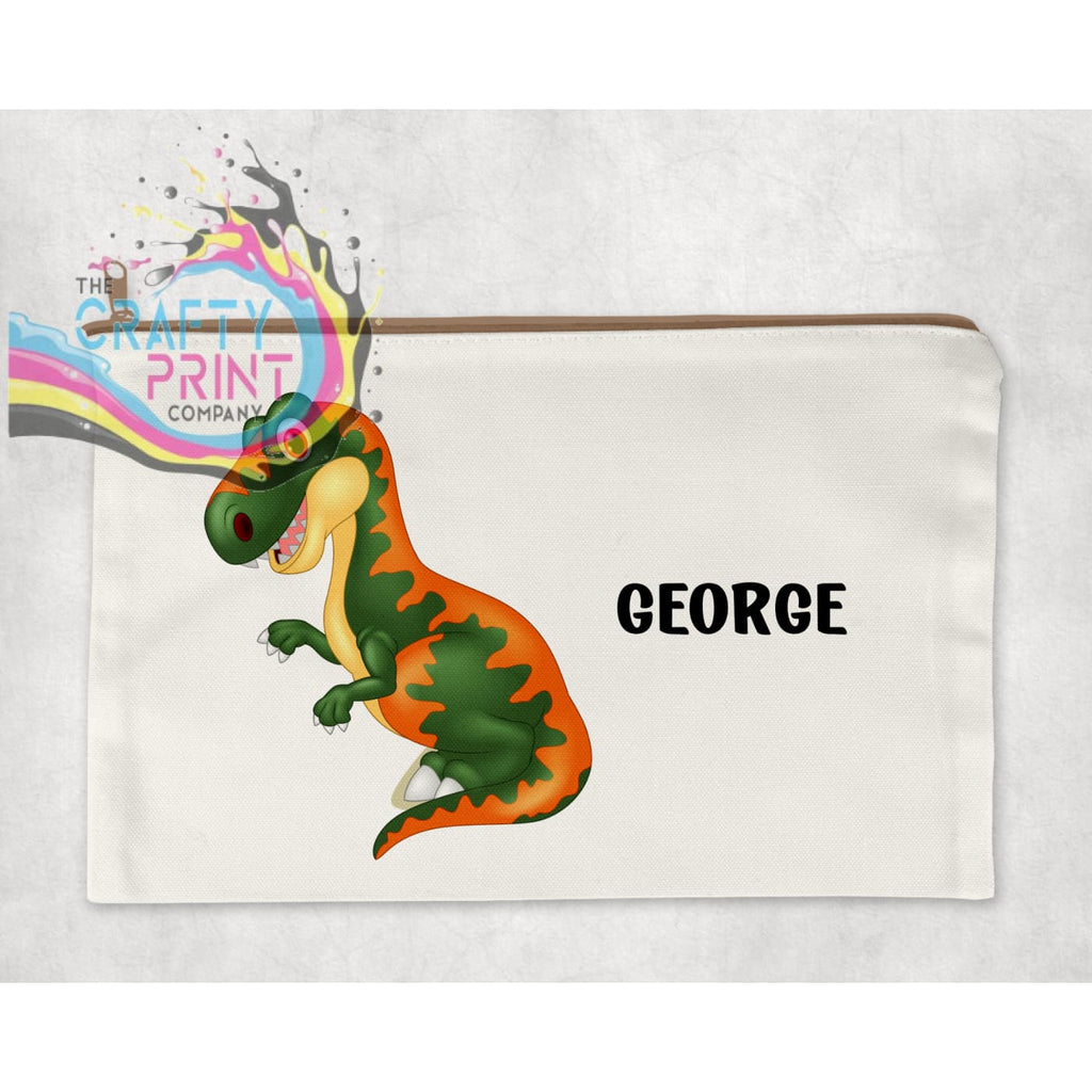 Dinosaur Personalised Pencil Case - Handbags