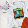 Dinosaurs are awesome Children’s T-shirt - White - Shirts