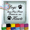 Dogs leave Paw Prints Vinyl Decal Sticker - Decorative