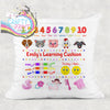 English Learning V2 Cushion - Girl - Chair & Sofa Cushions