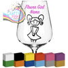 Flower Girl Personalised Glass / Mug / Cup Decal