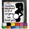 From the moment we first saw you (baby scan) Vinyl Decal