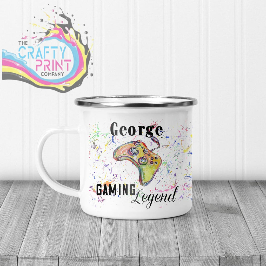 Gaming Legend Xbox Personalised Mug - Enamel - Mugs