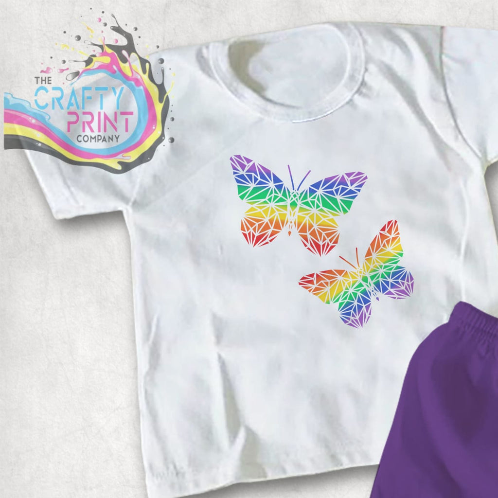 Gay Pride Butterflies Design Children’s T-shirt - Shirts