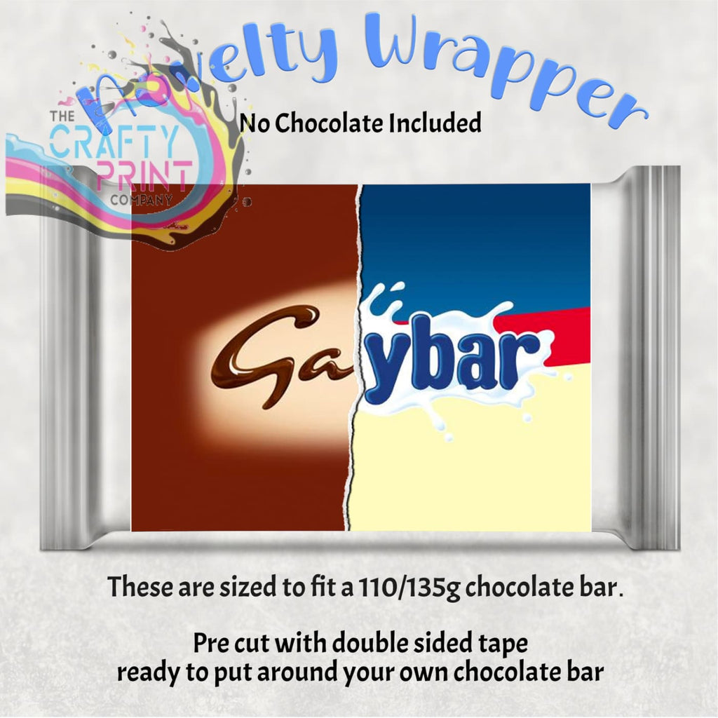 Gaybar Chocolate Bar Wrapper - Gift Wrapping