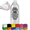 Good Friends are like stars Bottle Vinyl Decal - Decorative