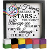 Good Friends are like stars V3 Vinyl Decal Sticker