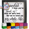 Grandad I know you’ve Personalised Vinyl Decal Sticker