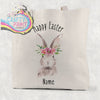 Happy Easter Bunny Tote/Goodie Bag Personalised - Small