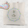 Happy Easter Bunny Wreath Tote/Goodie Bag - Gift Bags