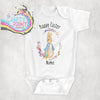 Happy Easter Peter Rabbit Personalised Bodysuit - Blue Coat