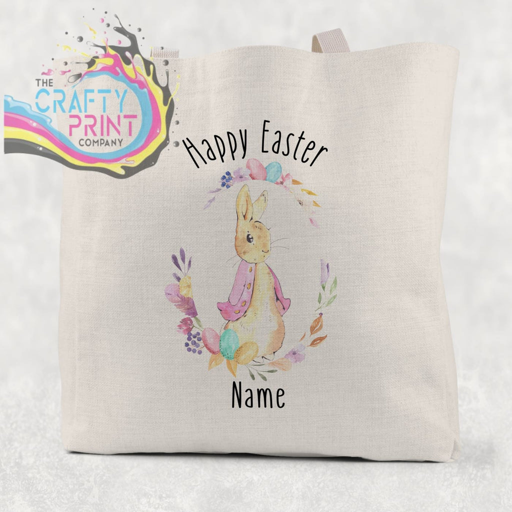 Happy Easter Peter Rabbit Tote/Goodie Bag Personalised