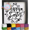 Happy Easter V2 Vinyl Decal Sticker - Decorative Stickers