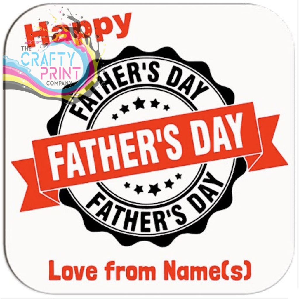Happy Father’s Day Personalised Coaster - Coasters