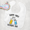 Happy First Father’s Day Baby Bib - & Toddler Clothing